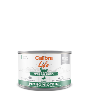 Calibra Cat Life Sterilised Karma Dla Kota Z Kaczką 200g