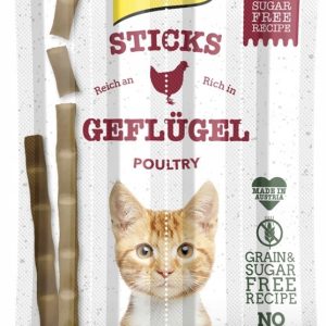 Gimcat Sticks Przysmak Dla Kota Z Drobiem I Wątróbką 4szt