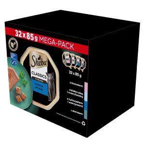 SHEBA® Classics Rybne Smaki 32x85g