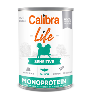 Calibra Dog Life Sensitive Salmon With Rice Karma Dla Psa 400g