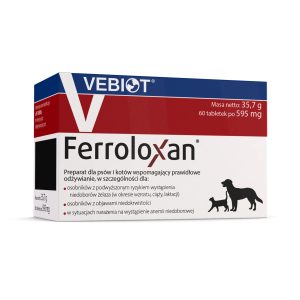 Vebiot Ferroloxan Suplement Dla Psa 60 Tabletek
