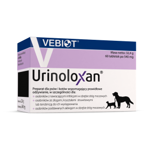 Vebiot Urinoloxan Suplement Dla Psa 60 Tabletek