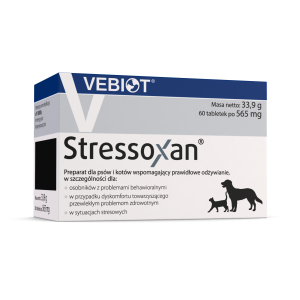 Vebiot Stressoxan Suplement Dla Psa 60 Tabletek