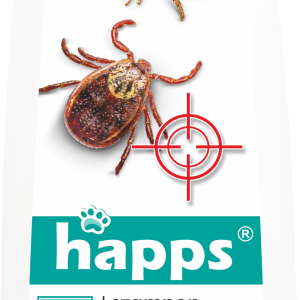 HAPPS Szampon dla Psów Zwalczający Pchły i Kleszcze 250 ml