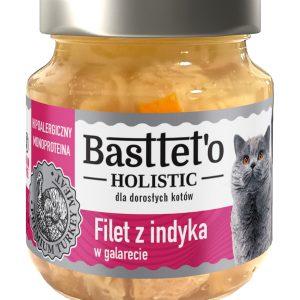 Basttet'o Holistic Filet Z Indyka W Galarecie Dla Kotów 130g