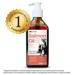 Lab-v Olej Z Łososia 100% Dla Psa i Kota 250ml