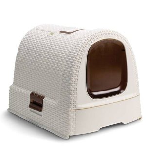 Curver Toaleta Dla Kota Kremowo-Beżowa