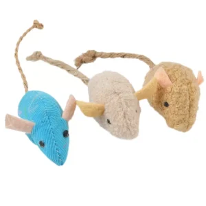 NUXIE Zabawka Dla Kota Myszka Pluszowa 5,5cm