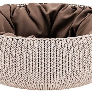 Curver Knit Łóżko Dla Zwierząt Beżowe
