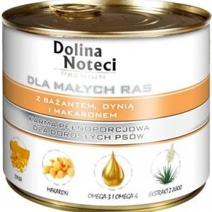 Dolina Noteci Premium Dla Psów Małych Ras Z Bażantem, Dynią I Makaronem 185g