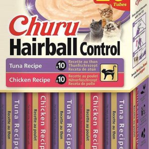 Inaba Churu Hairball Control Przysmak Dla Kotów Kurczak Tuńczyk 20x14g