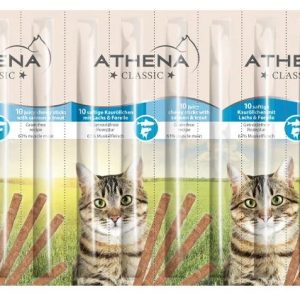 Athena Soczyste Pałeczki do Żucia z Łososiem i Pstrągiem 50g (10 szt.)