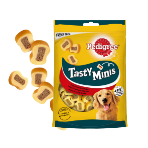 Pedigree Tasty Bites Chewy Slice Przysmak Dla Dorosłych Psów Z Wołowiną 155g