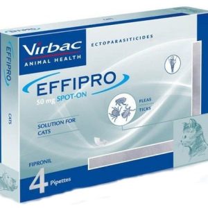 Virbac Effipro Spot-On Dla Kotów 4x0,5ml