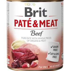 Brit Pate & Meat Z Wołowiną 800g