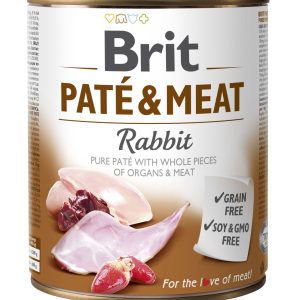 Brit Pate & Meat Z Królikiem 800g