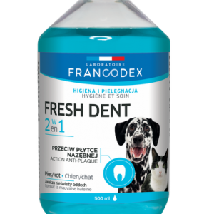 Zolux Francodex Fresh Dent Płyn Do Higieny Jamy Ustnej Dla Psów I Kotów 500ml