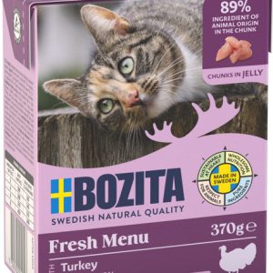 BOZITA Cat Kawałki Indyka W Galaretce 370g