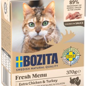 BOZITA Cat Kurczak I Indyk W Sosie 370g