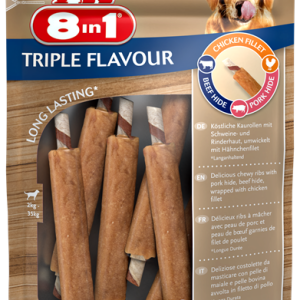 8in1 Triple Flavour Żeberka Kurczak 6szt