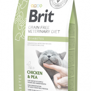 Brit Grain Free Veterinary Diets Cat Diabetes Kurczak Z Groszkiem 5kg