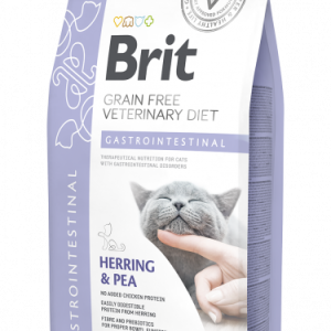 Brit Grain Free Veterinary Diet Cat Gastrointestinal Śledź Z Groszkiem 2kg