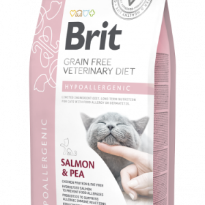 Brit Grain Free Veterinary Diet Cat Hypoallergenic Łosoś Z Groszkiem 2kg