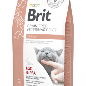 Brit Grain Free Veterinary Diet Cat Renal Jajko Z Groszkiem 2kg