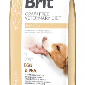 Brit Grain Free Veterinary Diet Dog Hepatic Jajko Z Groszkiem 12kg
