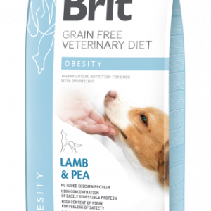 Brit Grain Free Veterinary Diet Dog Obesity Jagnięina Z Groszkiem 2kg