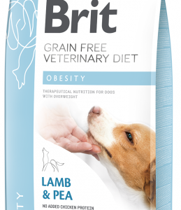 Brit Grain Free Veterinary Diet Dog Obesity Jagnięcina Z Groszkiem 12kg