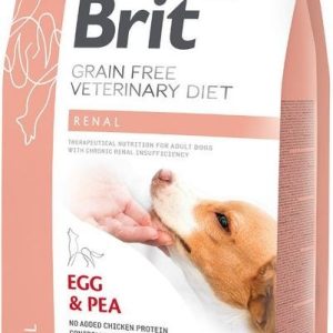 Brit Grain Free Veterinary Diets Dog Renal Jajko Z Groszkiem 2kg