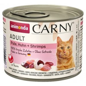 Animonda Cat Carny Adult Indyk, Kurczak I Krewetki 200g