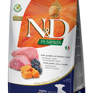 Farmina N&D Pumpkin Grain Free Canine Puppy Mini Lamb&Blueberry 7kg