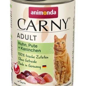 Animonda Cat Carny Adult Kurczak, Indyk I Królik 400g