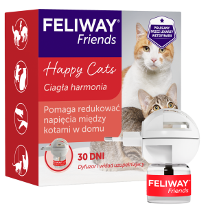 Ceva Animal Health Polska Sp. Z O.o Feliway Friends Dyfuzor 48ml + Wkład 48ml
