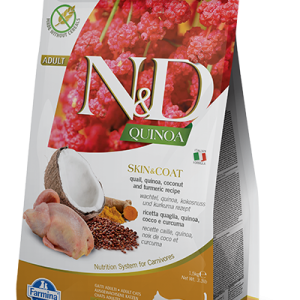 Farmina N&D Quinoa Feline Skin&Coat Quail 1,5kg