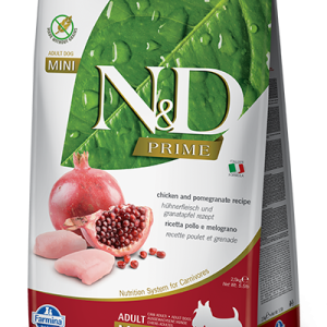 Farmina N&D Prime Canine Adult Mini Chicken&Pomegranate 2,5kg