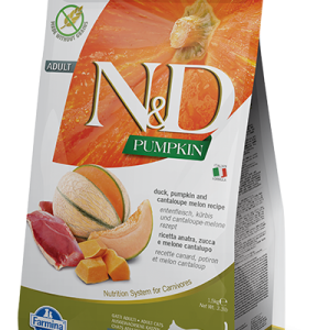 Farmina N&D Pumpkin Feline Adult Duck Pumpkin&Cantaloupe Melon Recipe 5kg