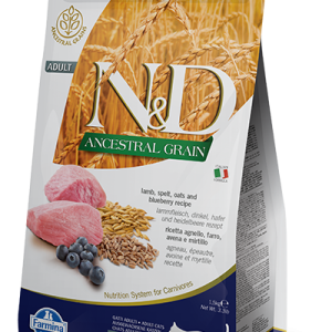 Farmina N&D Ancestral Grain Frline Adult Lamb&Blueberry 5kg