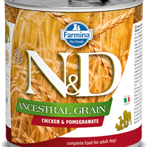 Farmina N&D Ancestral Grain Canine Adult Chicken& Pomegranate 285g