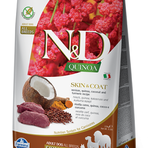 Farmina N&D Quinoa Canine Venison Skin&Coat 7kg