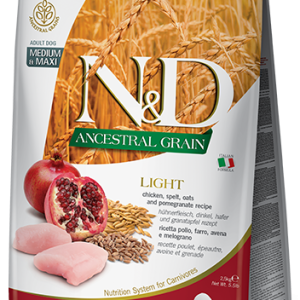 Farmina N&D Ancestral Grain Canine Light Adult Medium&Maxi 12kg