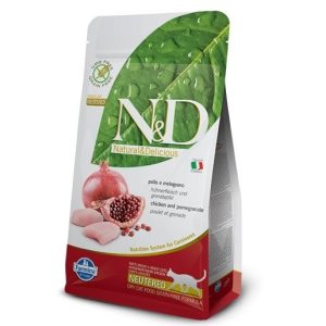 Farmina N&D Prime Feline Neutered Adult Chicken&Pomegranate 5kg