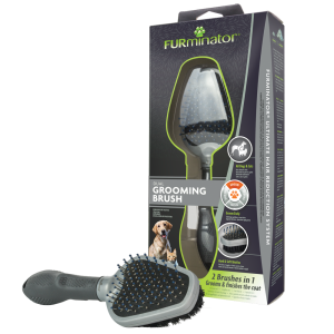 FURMINATOR Dual Grooming Brush Dwustronna Szczotka Do Pielęgnacji