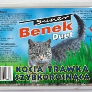 CERTECH-SUPER BENEK Trawka Duet Dla Kota Dzielone Opakowanie 150g