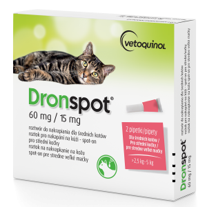 Bayer Dronspot Krople Na Robaki I Pasożyty 2x0,7ml