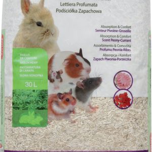 Zolux Naturalna Podściółka Z Konopi Chambiose O Zapachu Piwonii I Porzeczki Dla Gryzoni 30l