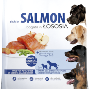 Tropidog Premium Adult Medium & Large Breeds Łosoś Z Ryżem 12kg