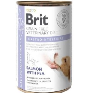 Brit Grain Free Veterinary Diet Dog Gastrointestinal Z Łososiem I Groszkiem 400g